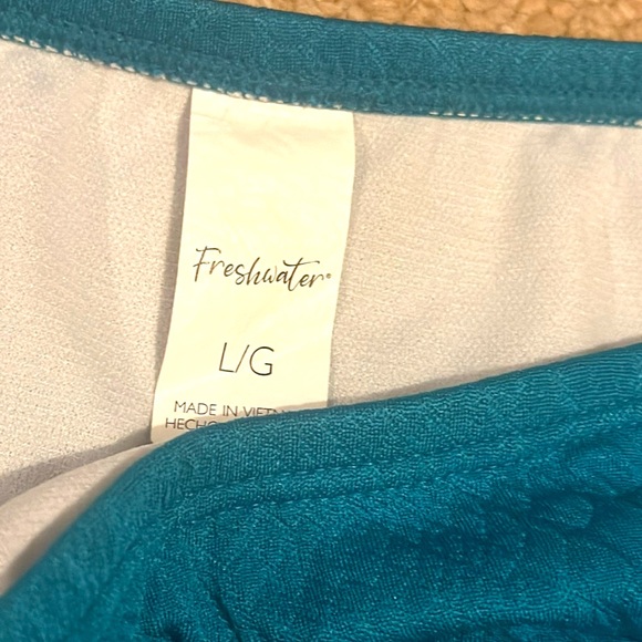 Freshwater snakeskin texture size large bikini bottoms - side ties - Picture 4 of 6